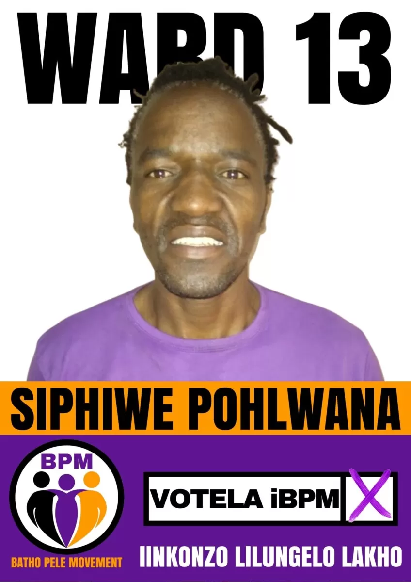 Batho Pele Movement (BPM) on election campaign in Mathwebu Location, Ward 13