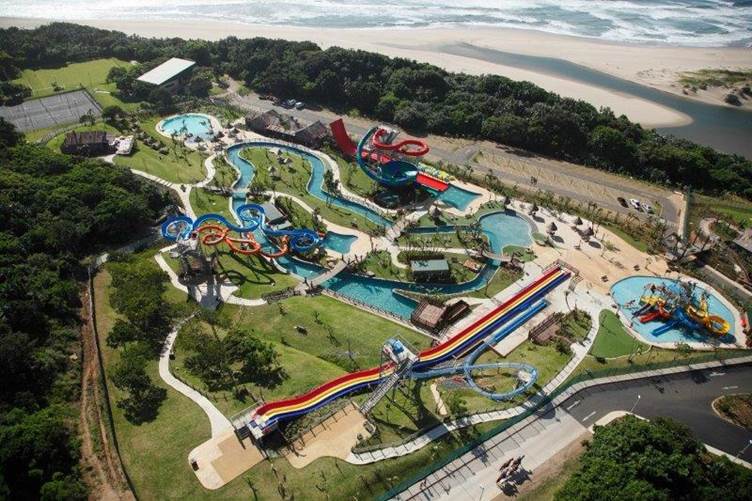 The water park is just one of Wild Coast Sun’s exciting leisure activities 