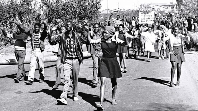 On 16 June 1976 high school students in Soweto protested for better education.