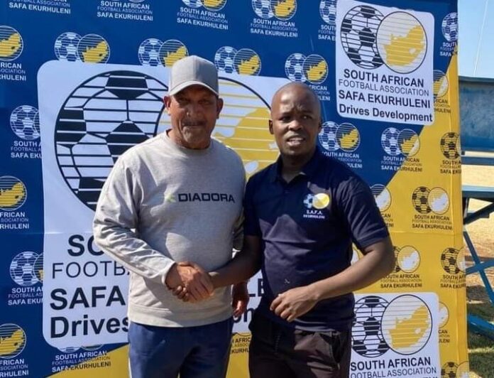 Aspiring coach Senzo Mdingi shares his passion and love for football