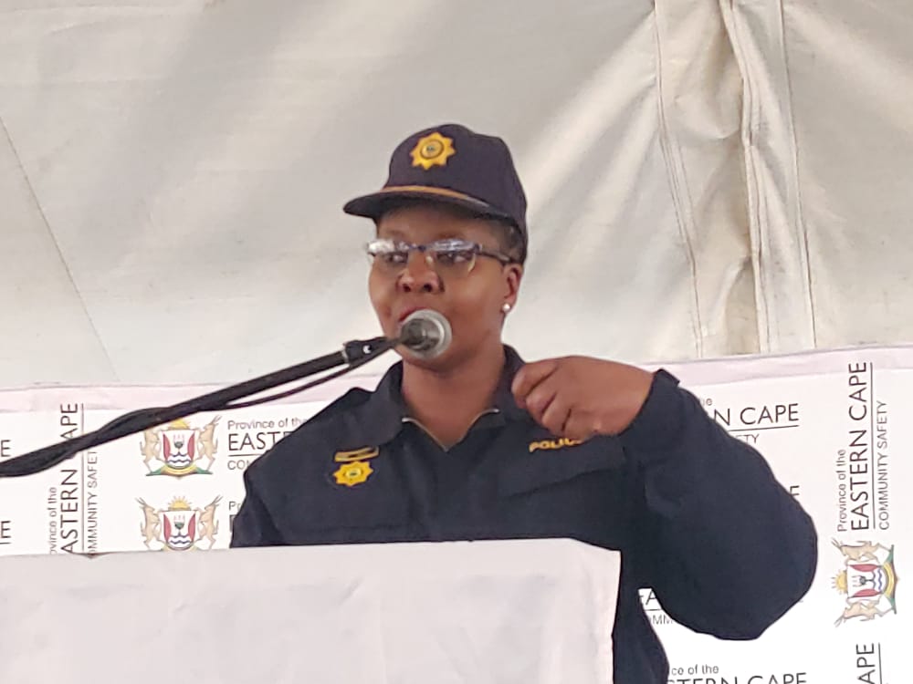 The Provincial Commissioner of the Eastern Cape, Lieutenant General Nomthetheleli Mene