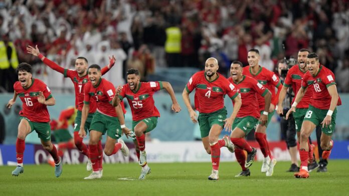 Morocco made historical victory against Portugal in FIFA world cup