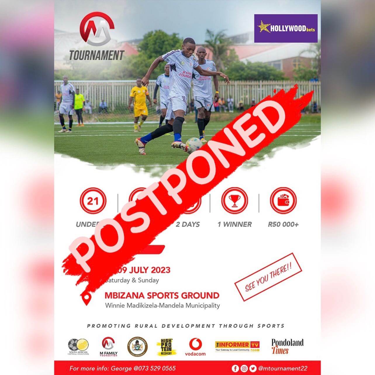 The M Tournament Postponed Due to Stadium Unavailability