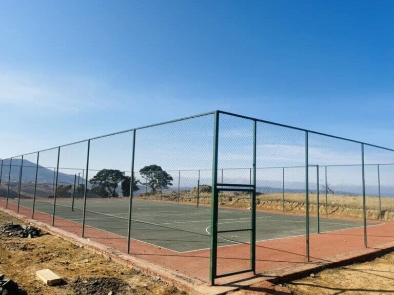 The construction of the Lwandlolubomvu Multi-Purpose Center is underway in ward 5 in Matshona village