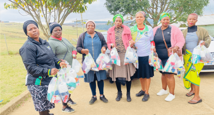 Ward one ANC women’s league hands over toiletries and sanitary towels to St Patricks’ S.P.S