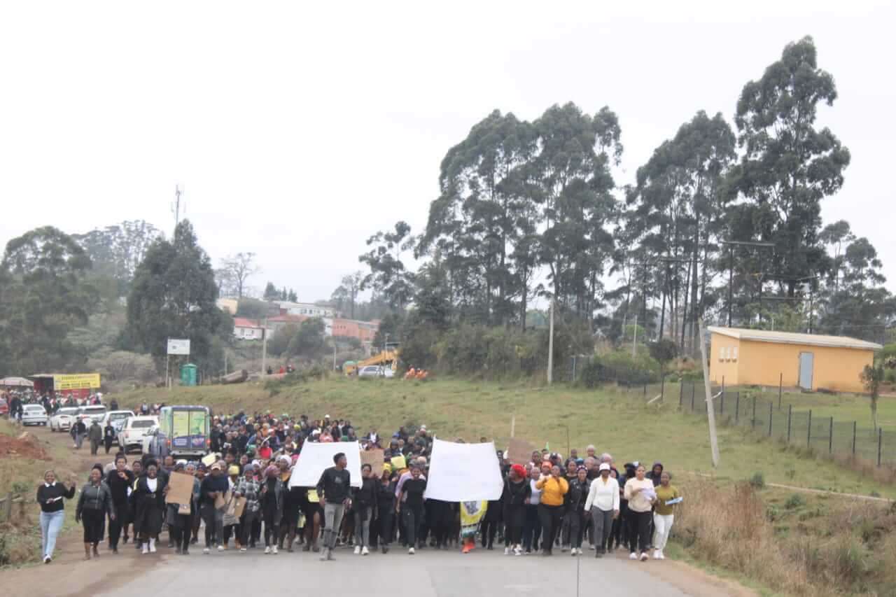 Community members of Lusikisiki came out in numbers driven by anger and frustrations against the killings of women in the area