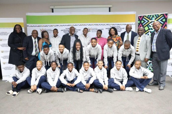 Send off ceremony for Eastern Cape Under 19 football players