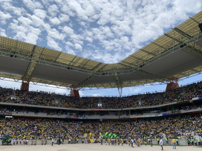 [WATCH LIVE] ANC President Comrade Cyril Ramaphosa speaks at Mbombela Stadium for the #ANC112 Anniversary Rally and January 8th Statement