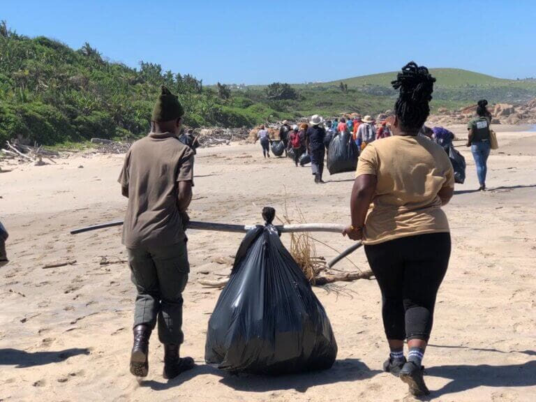 Amadiba's Young Heroes Rocked the Beach Cleanup!