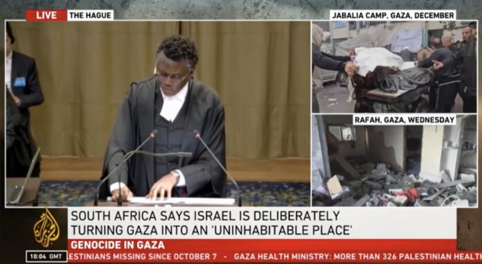 [WATCH LIVE] South Africa's attempt to have Israel's actions in Gaza declared a genocide