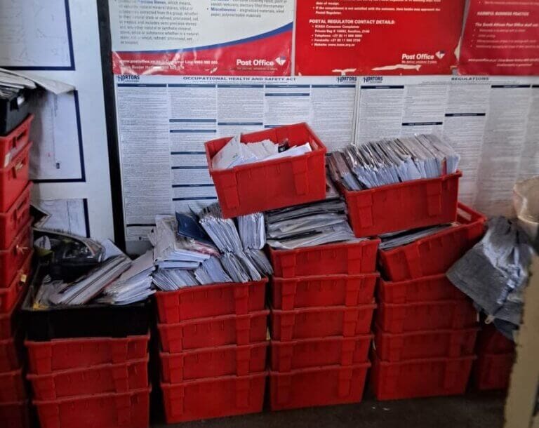 UDM Exposes Shocking Neglect: Thousands of Parcels and Letters Left to Gather Dust at SA Post Office