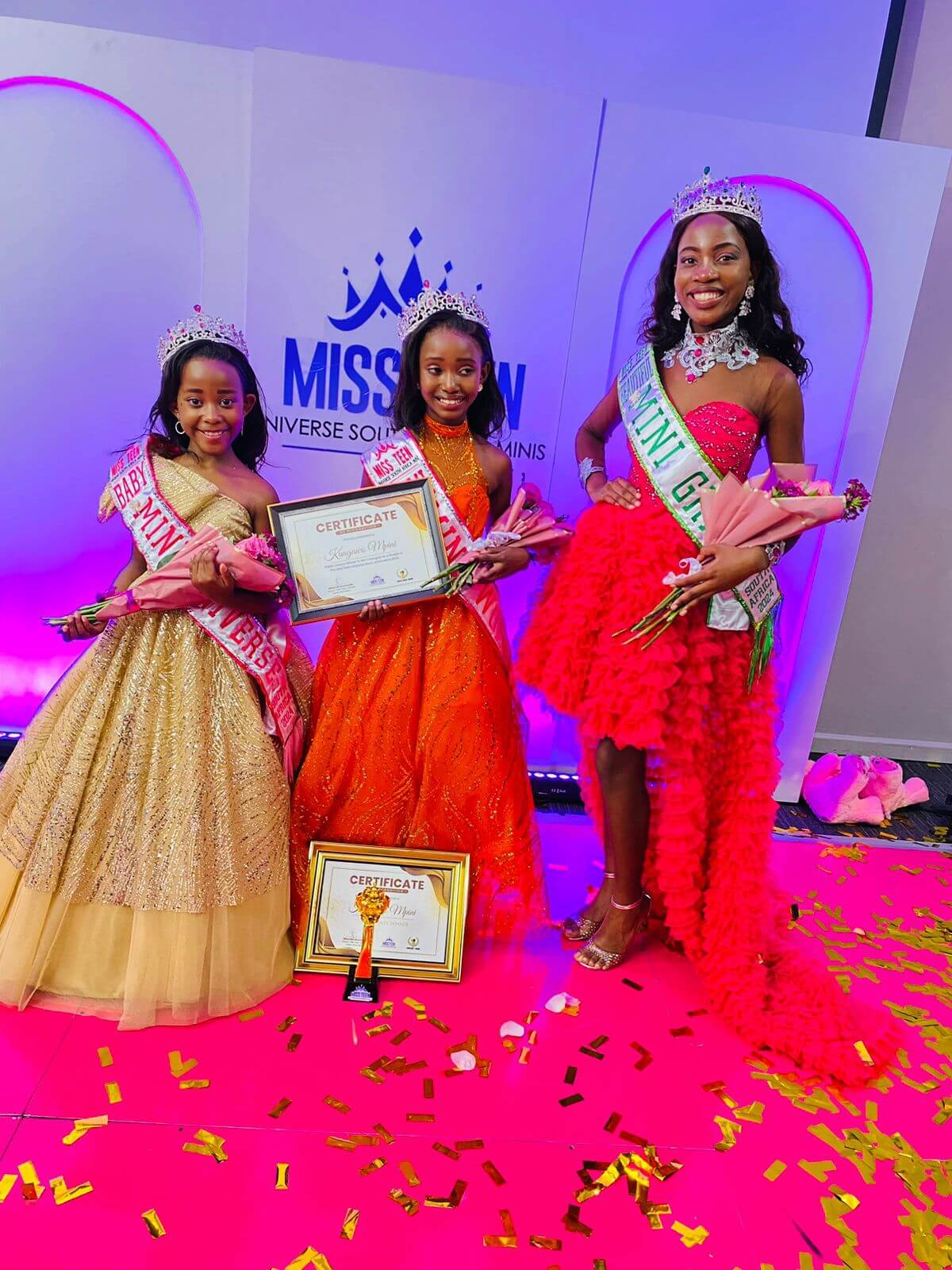 Kwa Bhaca Little Princess Receives Crown as Miss Mini Universe South Africa