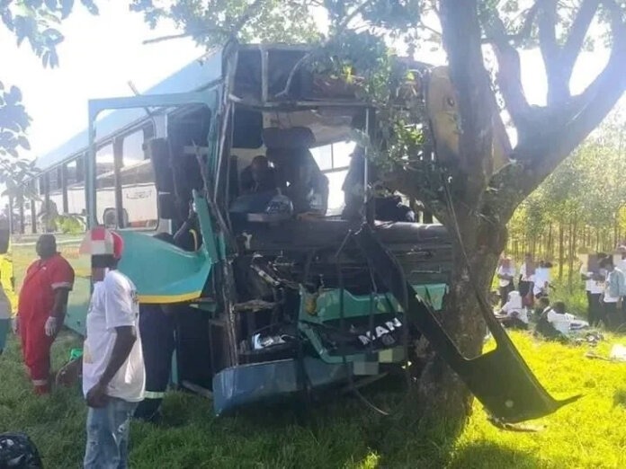 Emergency services rushed to the scene of a devastating bus crash on the N2 near Gingindlovu, where three buses carrying IFP supporters collided.