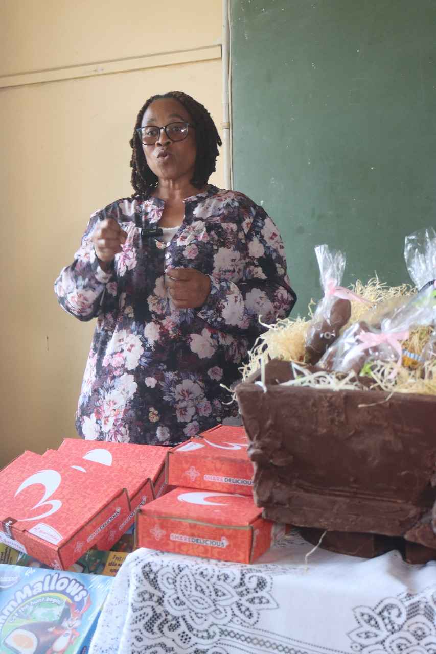 Mrs. Bold Finalist Cynthia Nene Spreads Easter Joy at Mzuvukile Special Care Centre