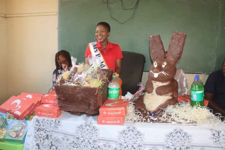 Mrs. Bold Finalist Cynthia Nene Spreads Easter Joy at Mzuvukile Special Care Centre
