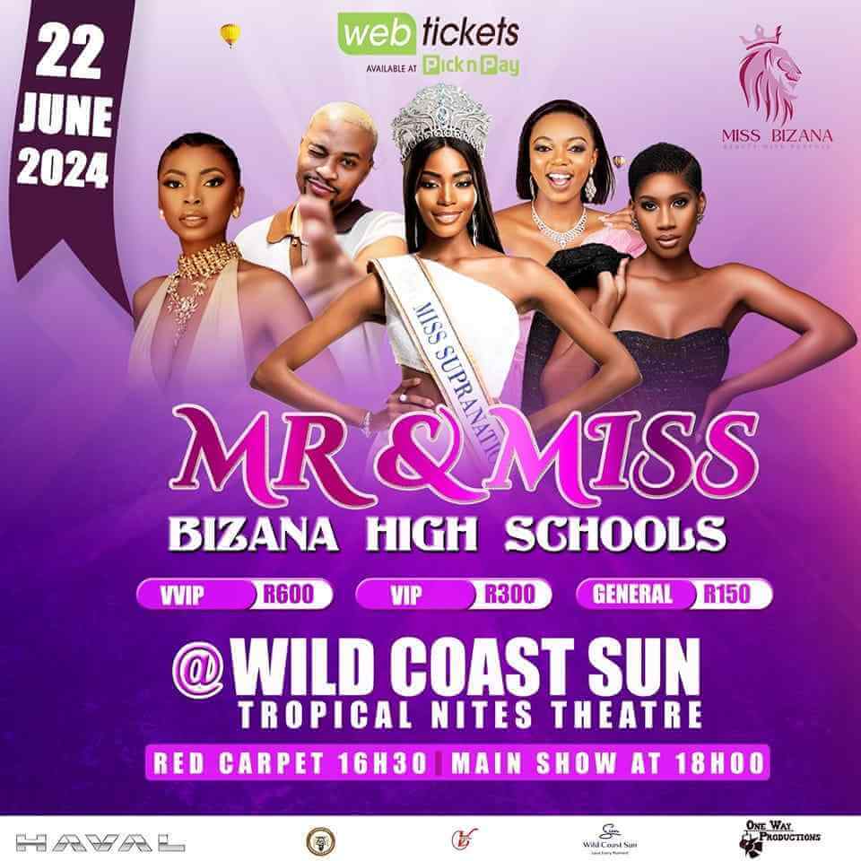 Don't Miss the Glamour: Mr and Miss Bizana High Schools 2024 Crowning Ceremony