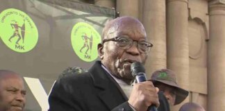 WATCH: Zuma Rallies MK Party Supporters Outside Electoral Court