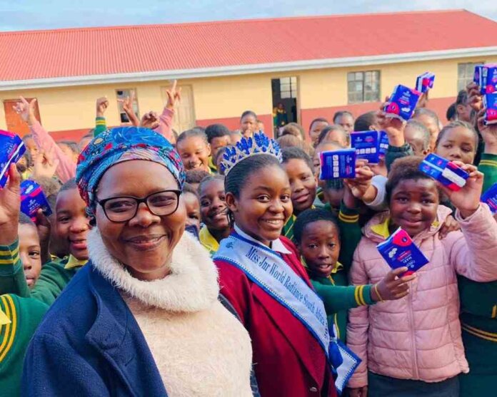 Beauty Queen Makes a Difference: Ilungile Mvimbi Donates Sanitary Towels and Leads Anti-Bullying Campaign