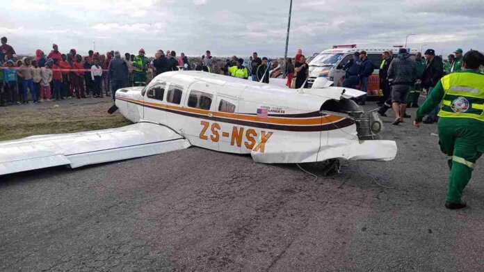 Small Plane Crash Lands in Gqeberha, No Serious Injuries Reported