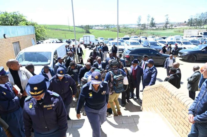 Minister of Police Senzo Mchunu Leads Delegation to Ngobozana Village After Mass Shooting Tragedy