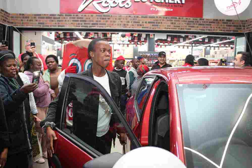 Roots Butchery Bizana Hosts Car Giveaway, Winner Drives Away in New Renault Kwid