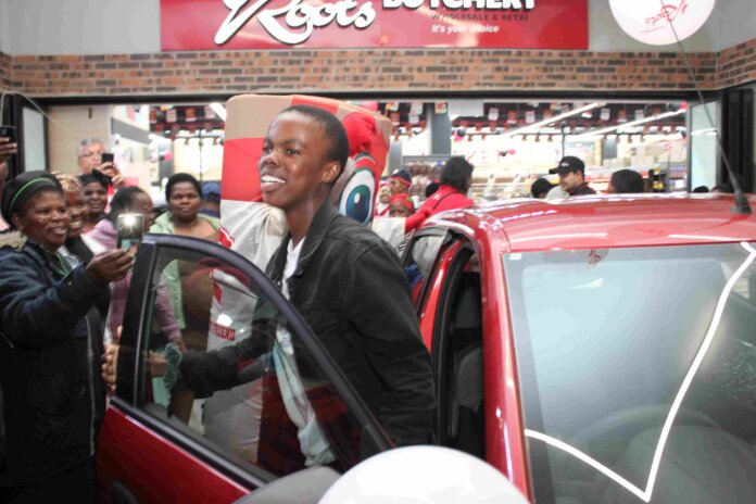 Roots Butchery Bizana Hosts Car Giveaway, Winner Drives Away in New Renault Kwid