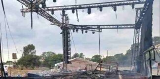 Makwassie Police Hunt for Suspects After Stadium Fire