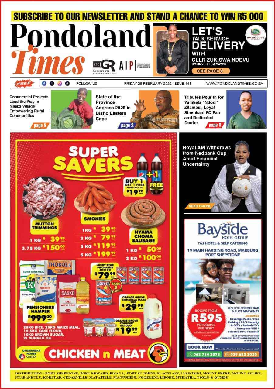 Pondoland Times local community newspaper in eastern cape