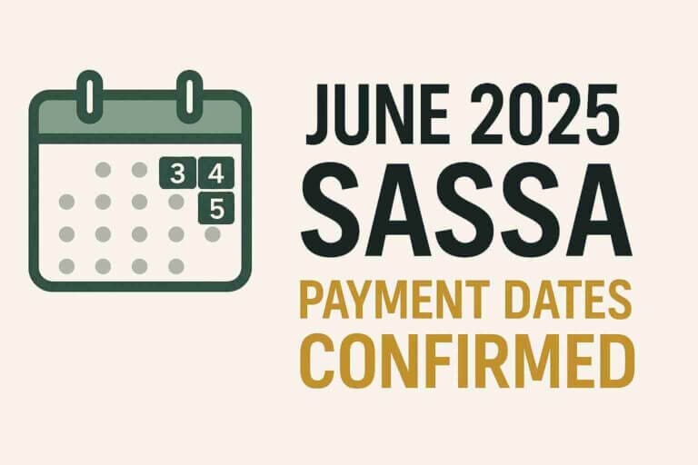 June 2025 SASSA Payment Dates Confirmed for All Grants