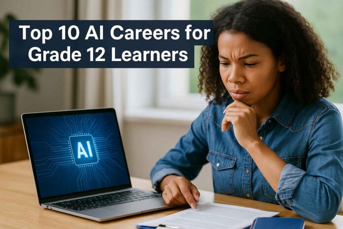 Top 10 AI Careers for Grade 12 Learners to Explore in 2025