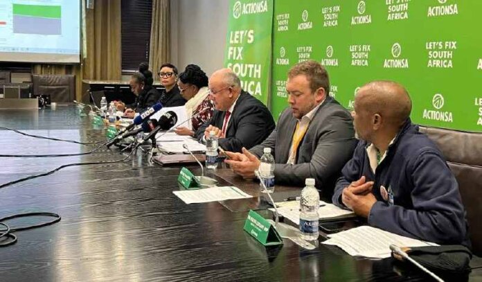 ActionSA Gives GNU a Failing 'E' After One Year—Cites Poor Governance Across the Board