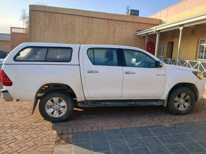 Hijacked State Vehicle Qumbu Police have arrested 8 suspects for possession of illegal firearms, hijacked state vehicle, and stock theft.