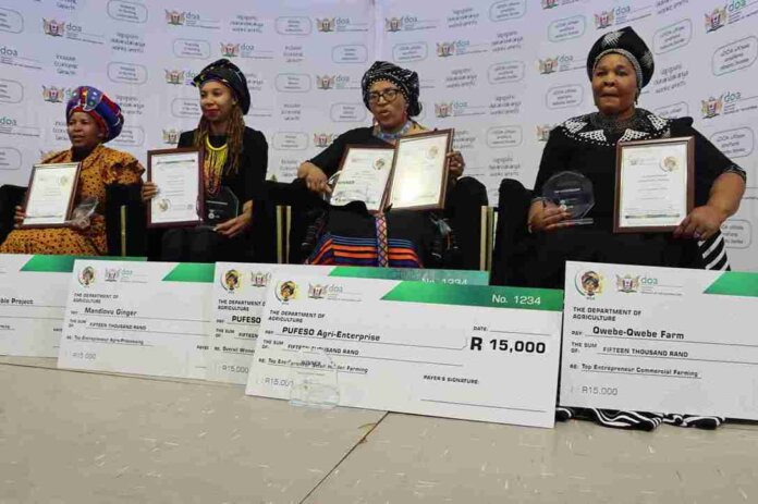 Eastern Cape Department Agriculture Former Mineworker’s Agri-Enterprise Wins Big at Women Entrepreneur Awards