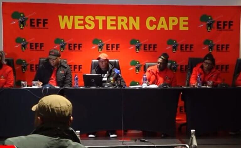 President Julius Malema addresses #EFFPresser