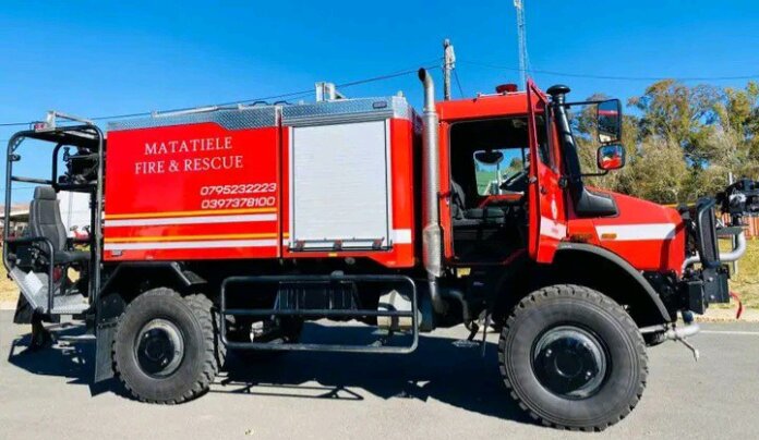 Matatiele municipality mayor has delivered a new fire truck to improve response time.