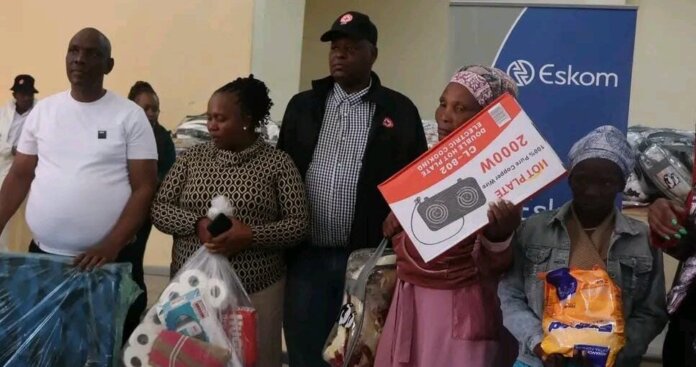 Aid brings relief families tsolo qumbu after recent disasters