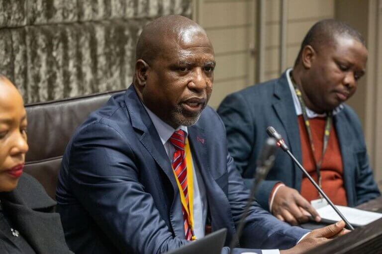 newly appointed chair ANC MP Molapi Soviet Lekganyane