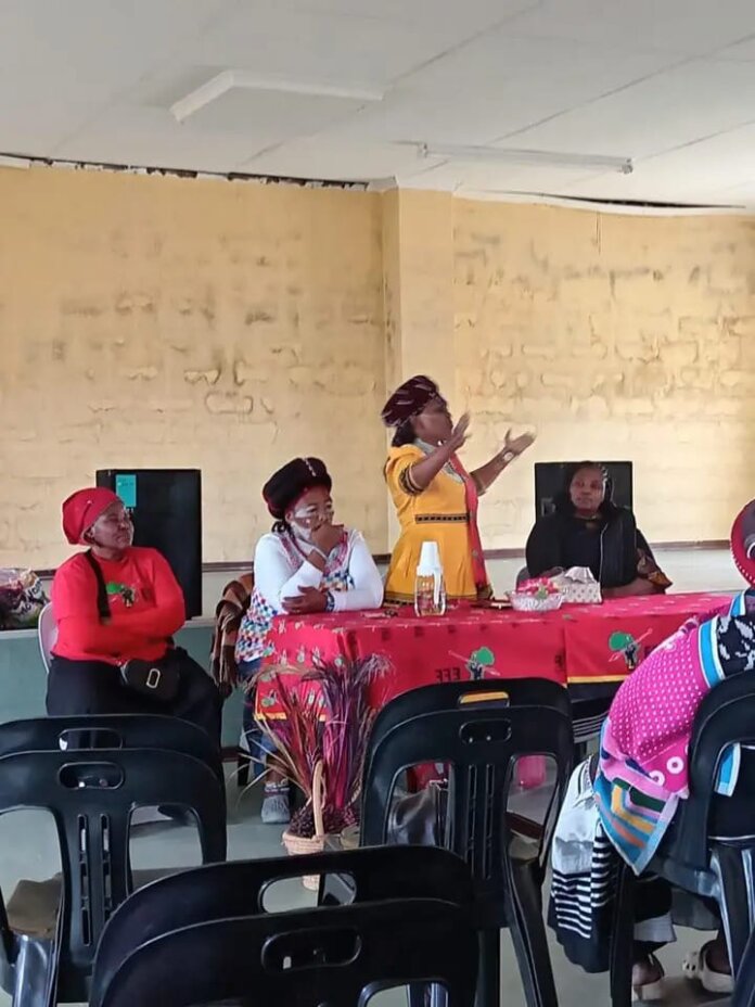 eff ngqushwa marks womens day community outreach emaxhegweni