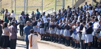 executive mayor buffalo city metropolitan municipality princess faku visited unathi high school cambridge east london motivate matric class 2025