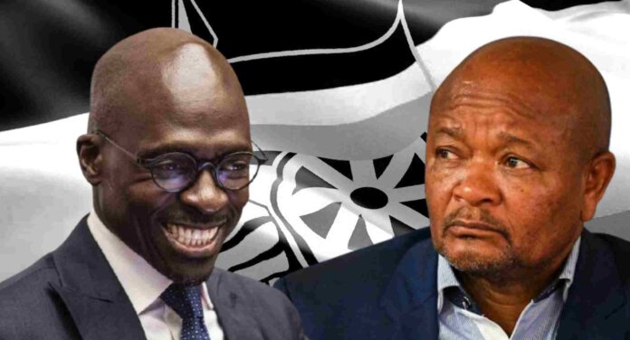 ANC Malusi Gigaba and Senzo Mchunu