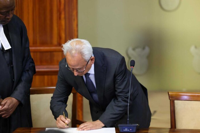 Professor Firoz Cachalia Sworn As Minister Police Professor Firoz Cachalia Sworn in as Minister of Police