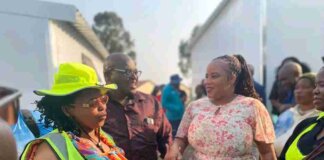 Ksd Mayor Mec Hand Over First Temporary Homes Flood Victims