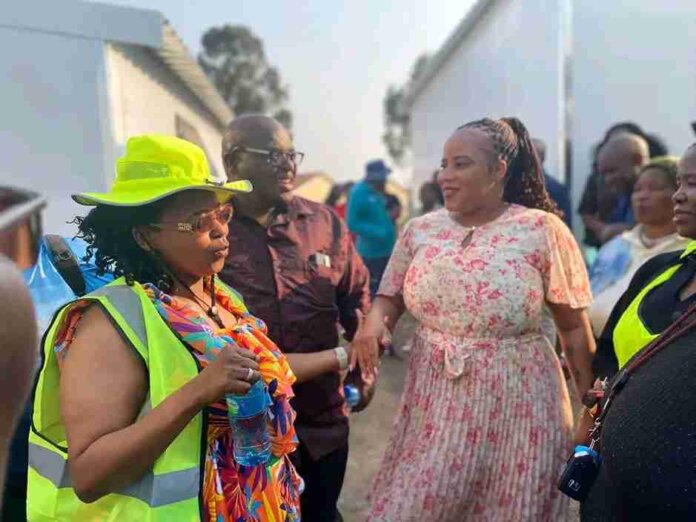 Ksd Mayor Mec Hand Over First Temporary Homes Flood Victims
