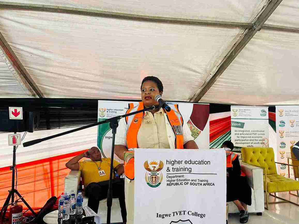 Deputy Ministers Visit Ingwe TVET College To Address Water Challenges (2) Deputy Ministers Visit Ingwe TVET College to Address Water Challenges (2)