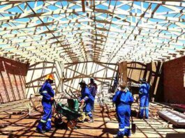 Sikhumbeni Community Hall Nears Completion, Creating Jobs for community (5)