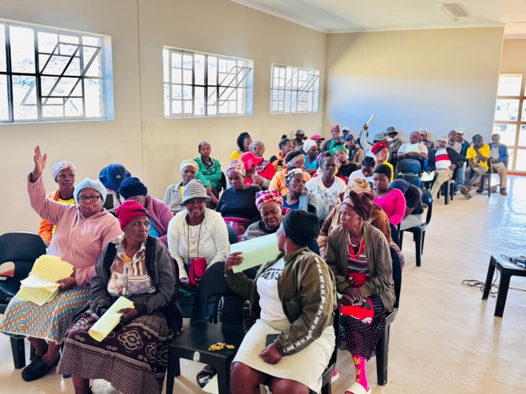 Sirhoqobeni Residents Engage in Mzimvubu’s 2025/26 Development Plan