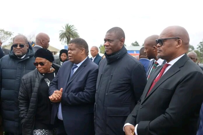 Mashatile Leads Service Delivery Inspection in Qunu