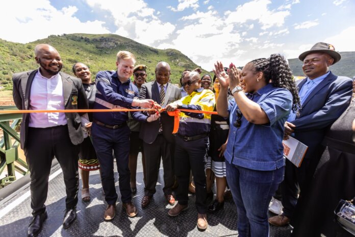 Multiple parties have claimed credit for the TebeTebe bridge, built under the Welisizwe Programme by SANDF engineers.