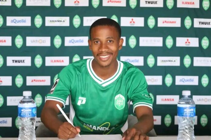 AmaZulu New Signing, Langelihle Mhlongo, Former Richards Bay FC Midfielder AmaZulu new signing, Langelihle Mhlongo, former Richards Bay FC midfielder
