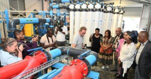 Delegates Inspect Nemato Water Treatment Upgrade
